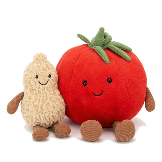 Peanut & Tomato — on white