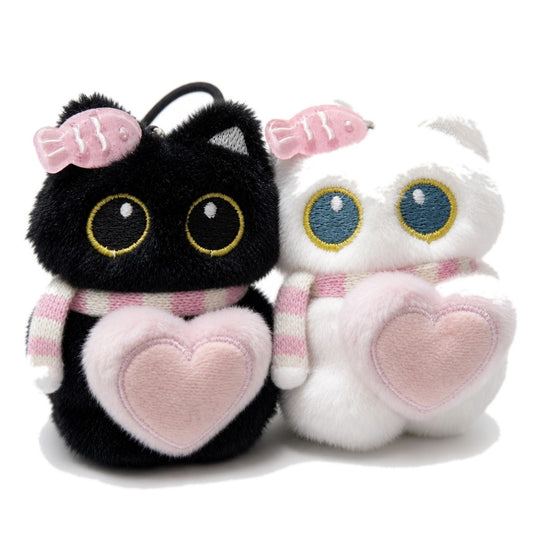 Sweetheart Cats — on white